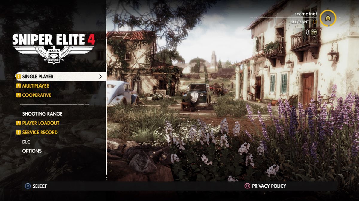 Sniper Elite 4 screenshot 4 for Playstation 4